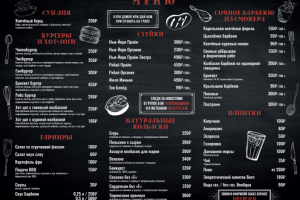 Меню коптильщики