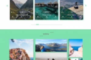 Lu Travel Landing Page Design