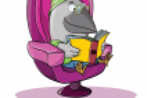 Ворона с книгой