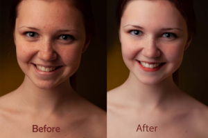 Ретушь лица