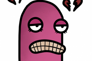 Комичныйперсонаж для дня святого Валентина