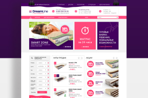 DreamLine - интернет магазин фабрики матрасов