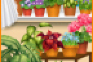 Гиф баннер "Интернет-магазин для цветоводов"