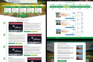 Дизайн сайта по составлению маршрутов на машине