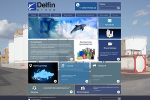 Дизайн сайта Delfin group