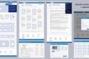 Дизайн шаблона сайта с админкой