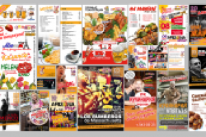 полиграфия для ресторана Опять25