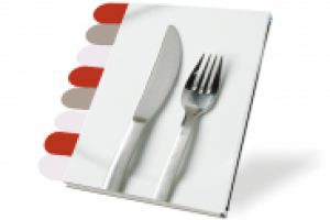 обратная сторона обложки каталога Лучшие рестораны Киева