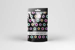 Дизайн упаковки конфет к хэллоуину