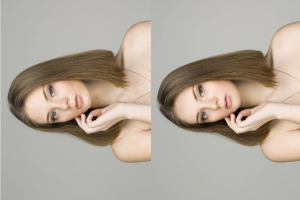 Журнальная ретушь фотографии