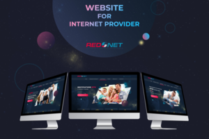 Сайт для интернет-провайдера RedNet в Крыму