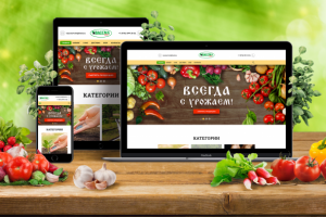 Дизайн сайта для компании "ВассмаКрым". Главная страница.