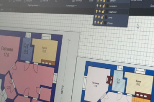 Оцифровка чертежей в Автокаде.