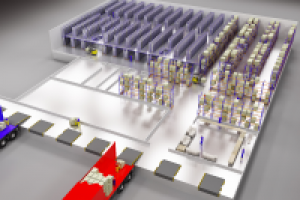 Визуализация складского комплекса