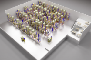 Визуализация складского комплекса