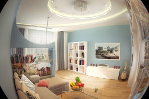 Визуализация гостиной