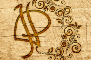 Логотип в готическом стиле (монограмма)