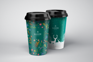 Разработка дизайна кофейных стаканчиков