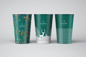 Разработка дизайна кофейных стаканчиков