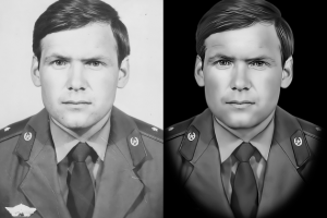 Ретушь военного