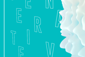 Плакат на тему генеративный дизайн