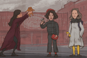 Студентки архитектурного