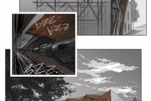 Комикс к проекту блокированного дома Часть 3