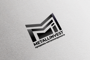Логотип компании по продаже металлопроката Metallinvest