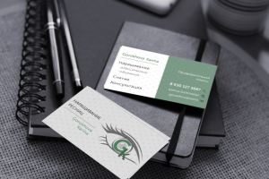 Дизайн визиток для мастера по наращиванию ресниц