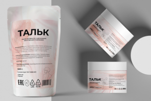 Разработка дизайна - ТАЛЬК ДЛЯ ШУГАРИНГА (две этикетки)