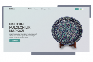 Веб дизайн для керамического центра