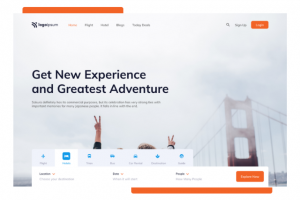 Веб дизайн для туристическое агенство