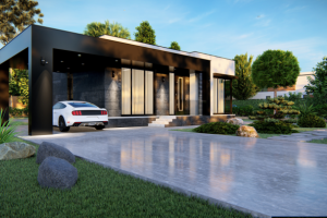 Одноэтажный коттедж 130 м.кв.