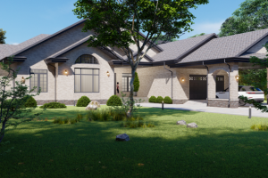 Одноэтажный коттедж 650 м.кв.