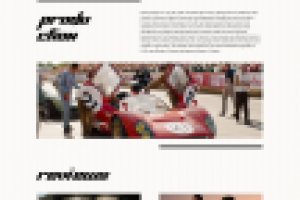 Дизайн landing page фильма Ford v Ferrari