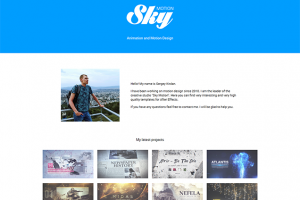 Сайт Sky Motion Design