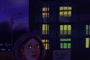 Иллюстрация "В ночи"