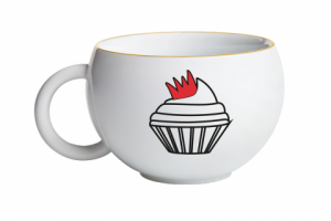 Мокап с разработанным логотипом