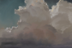 пейзаж облака