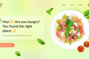 Сайт доставки еды Eat Easy