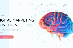 Сайт конференции о диджитал-маркетинге