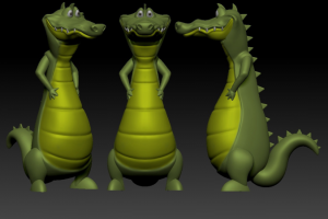 кракодил  стилезация