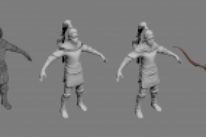 Лесной эльф (гейм диз - скульптинг)