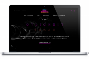 Дизайн сайта табачной лавки "DM SHISHA"