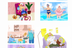 Иллюстрации для проекта "Позитивная старость"