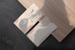 Визитка для салона кудрявых волос "PRO Кудри"