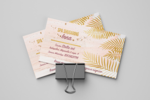 Визитка для мастера по шугарингу.