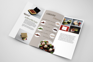 Лифлет шоколада для Арабских Эмиратов