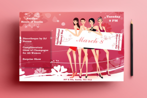 Листовка на 8 марта