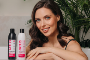 Дизайн этикетки линейки косметики для волос JATLIS